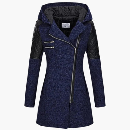 Ladies' Waterproof Parka with Hood and Zip Front