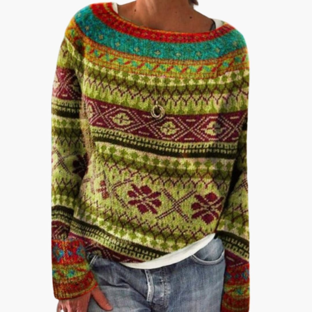 Ladies' Textured Pattern Sweater