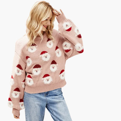 Women's Crew Neck Holiday Sweater