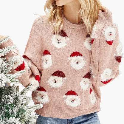 Women's Crew Neck Holiday Sweater