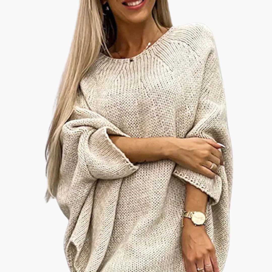 Ladies Crew Neck Long Sleeve Sweater