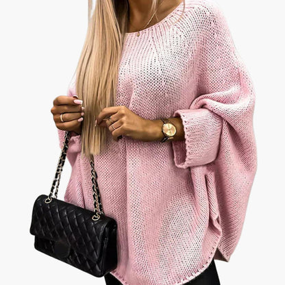 Ladies Crew Neck Long Sleeve Sweater