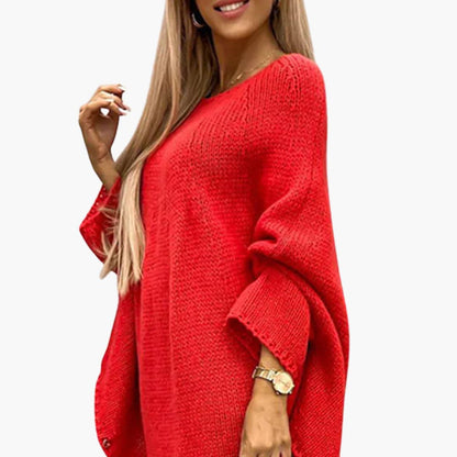 Ladies Crew Neck Long Sleeve Sweater
