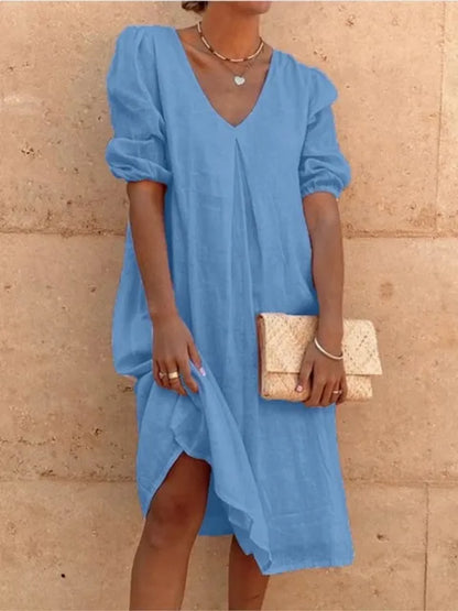 Chic Summer Floral Midi Dress for Women