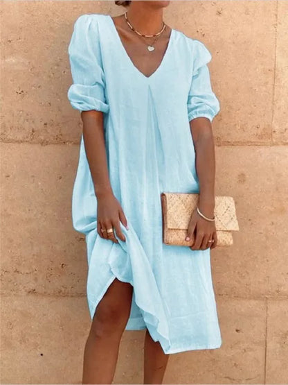 Chic Summer Floral Midi Dress for Women