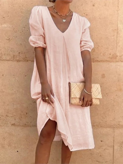 Chic Summer Floral Midi Dress for Women