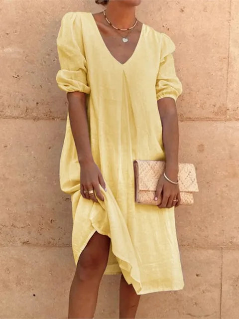 Chic Summer Women's Midi Dress - Olytrend