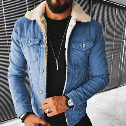Vintage Style Classic Fit Jeans Jacket