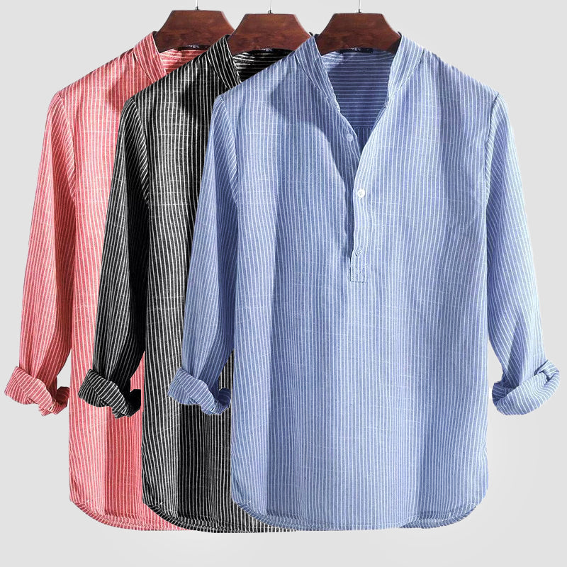 Men's Relaxed Fit Casual Button Shirt - Olytrend