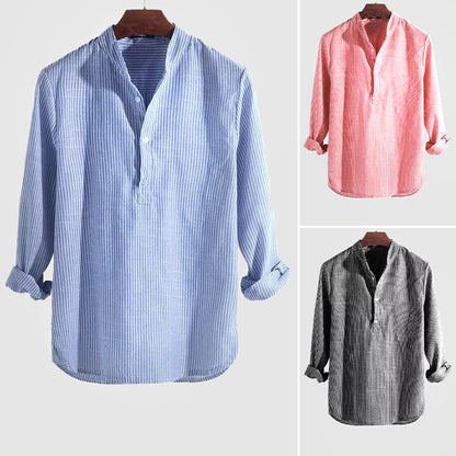 Men's Relaxed Fit Casual Button Shirt