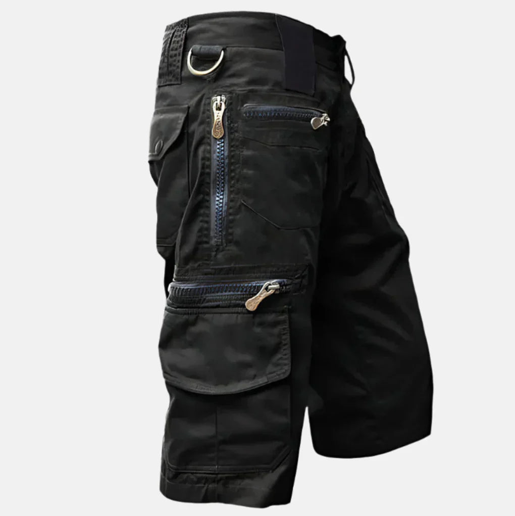 Practical Men's Cargo Shorts with Knee Length Style - Olytrend