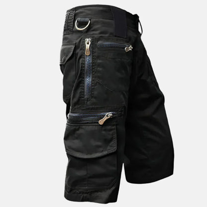 Practical Men's Cargo Shorts with Knee Length Style - Olytrend