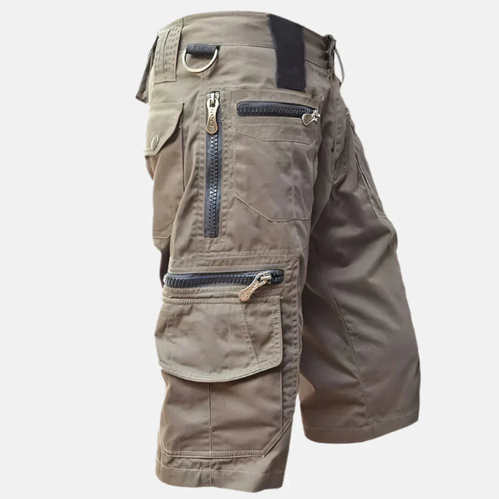 Practical Men's Cargo Shorts with Knee Length Style