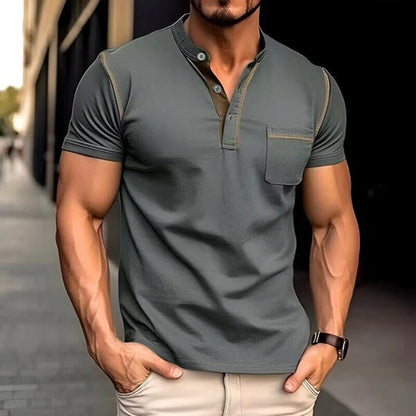 Classic Men's Short Sleeve Slim Fit T-Shirt
