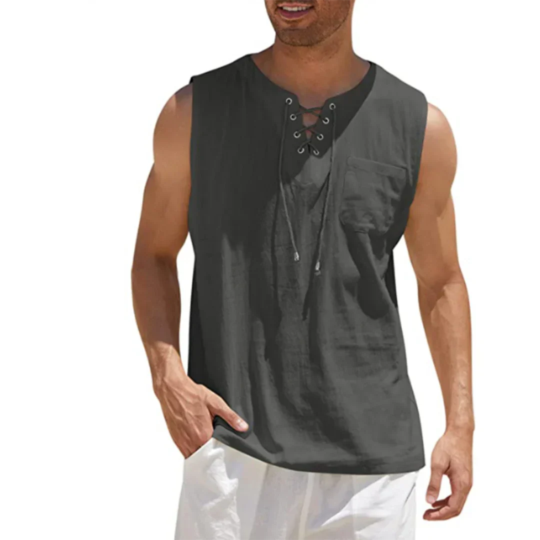 Relaxed Fit Mens Linen Casual Shirt