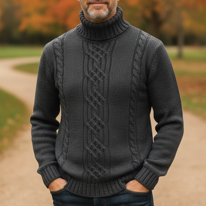 Classic Cozy Cable Sweater - Nocini