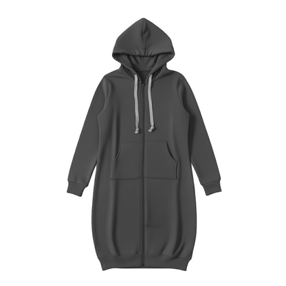 Comfy Oversized Zip Up Hoodie for Daily Wear