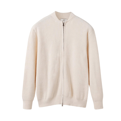 Men's Zip Up Knit Cardigan Sweater