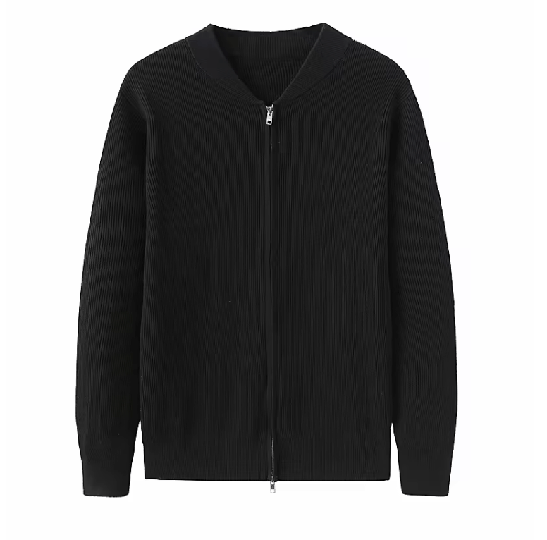 Men's Zip Up Knit Cardigan Sweater
