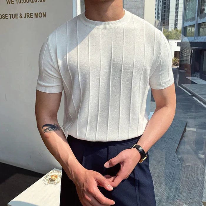 Men's Soft Crew Neck Slim Fit Tee - Nocini