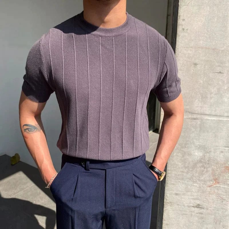Men's Soft Crew Neck Slim Fit Tee