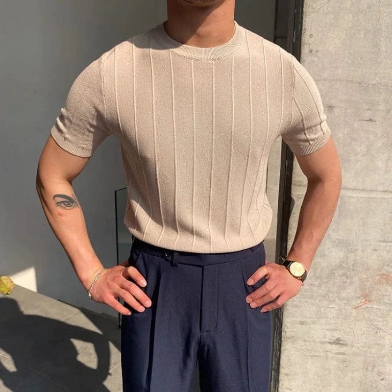 Men's Soft Crew Neck Slim Fit Tee