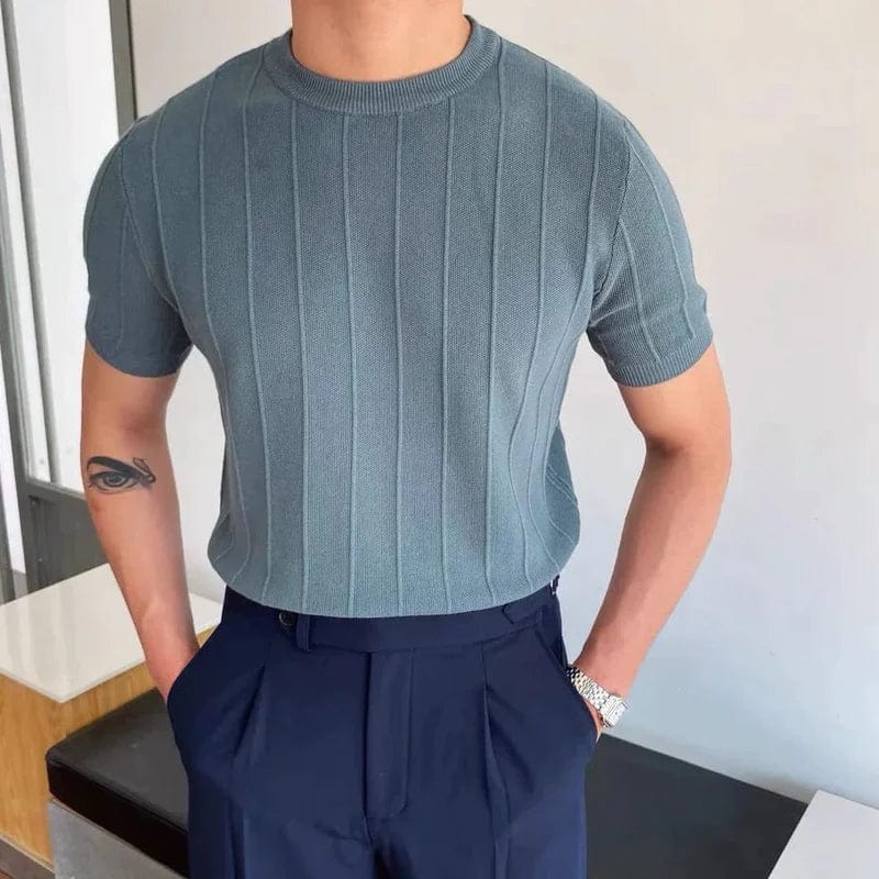 Men's Soft Crew Neck Slim Fit Tee