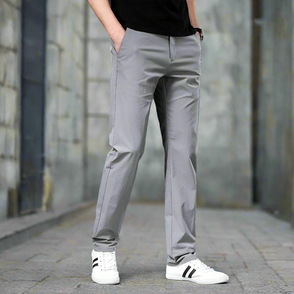 Slim Fit Mens Cotton Dress Pants - Nocini