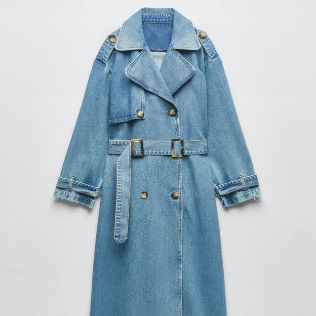 Classic Long Waterproof Women's Trench Coat