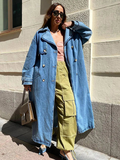 Classic Long Waterproof Women's Trench Coat - Nocini
