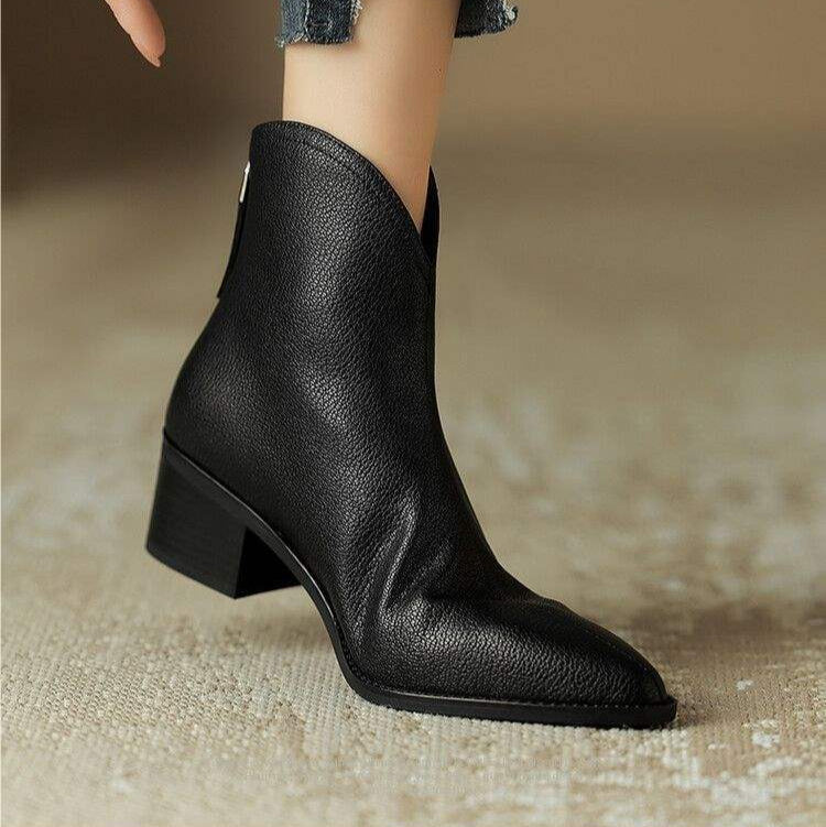 High Heel Ankle Boots for Women - Chic and Comfortable