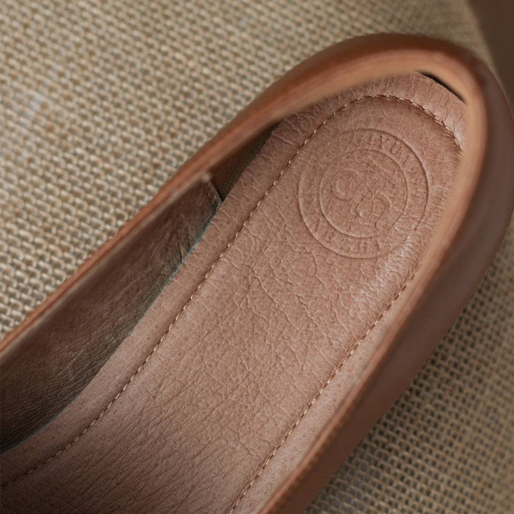 Aveline Genuine Leather Heels Caliboot