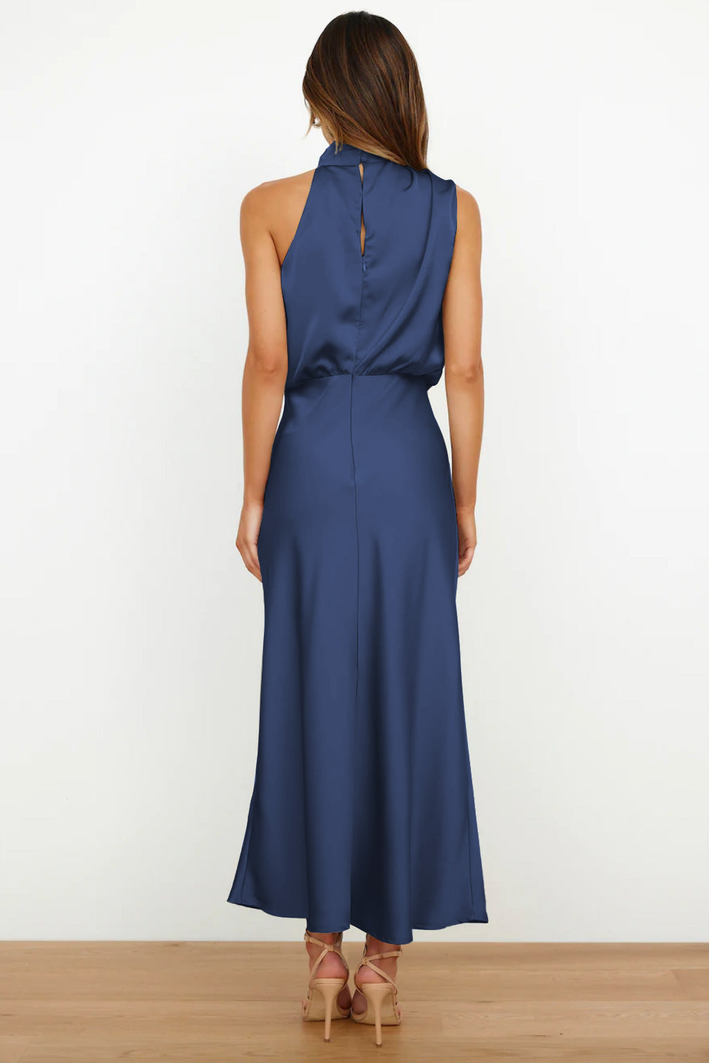 Luxurious Silk Floor Length Dress