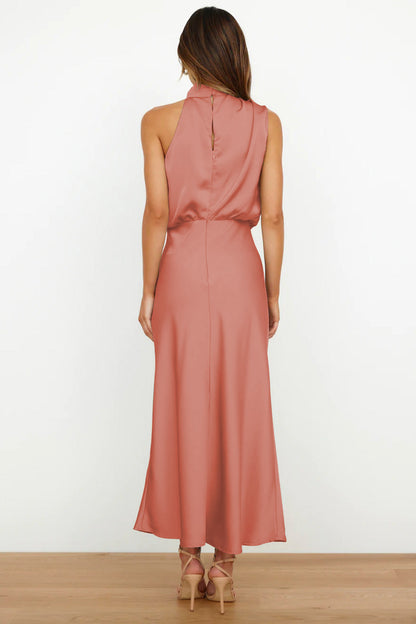 Luxurious Silk Floor Length Dress