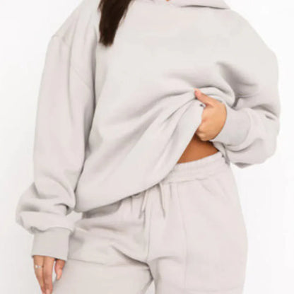 Casual Sport Hoodie Tracksuit Set - Olytrend