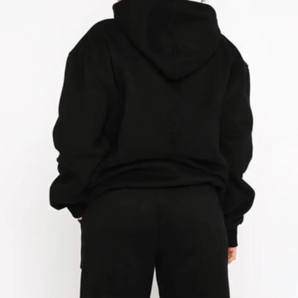 Casual Sport Hoodie Tracksuit Set