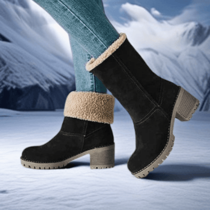 Warm Knee High Wool Winter Boots