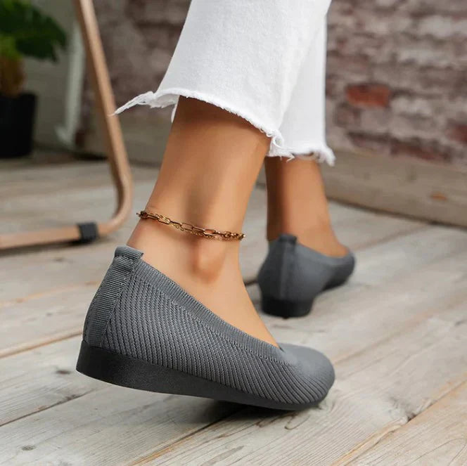 Soft Women's Cozy Slip On Ballet Shoes