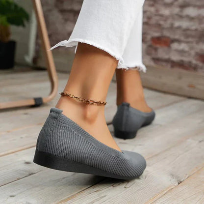 Soft Women's Cozy Slip On Ballet Shoes