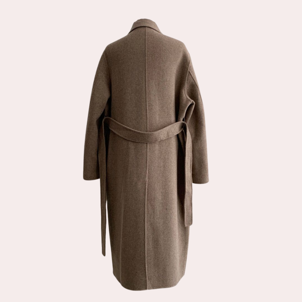 Warm Women's Classic Long Trench Coat