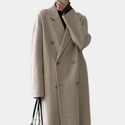Warm Women's Classic Long Trench Coat - Nocini