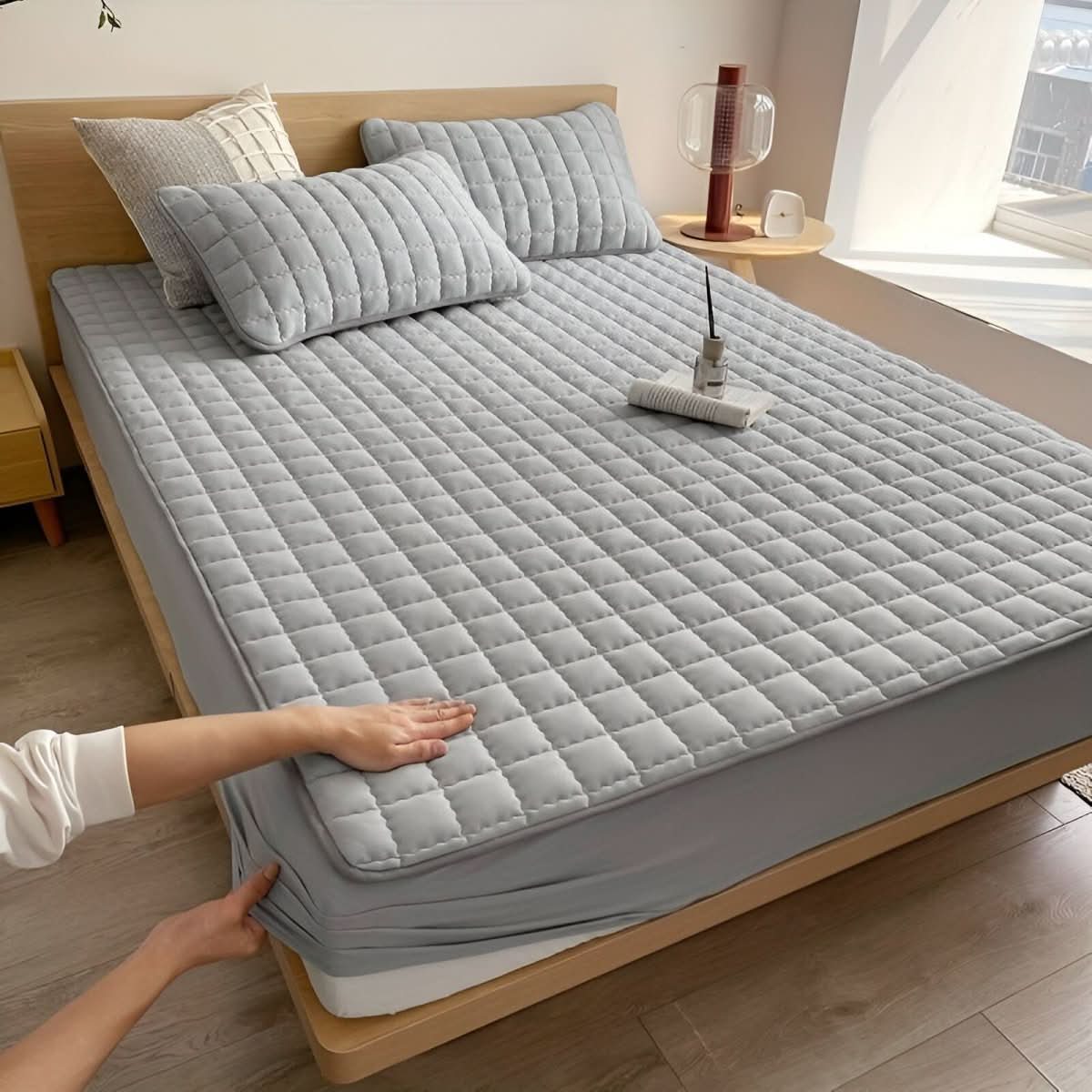 Plush Mattress Protector With Extra Comfort Layer - Nocini
