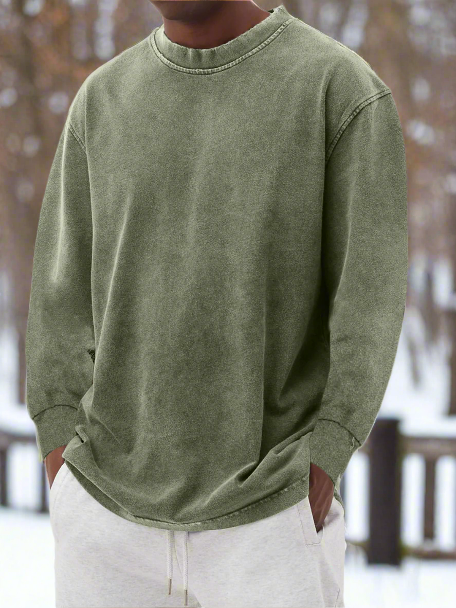 Comfy Men's Crew Neck Sweatshirt
