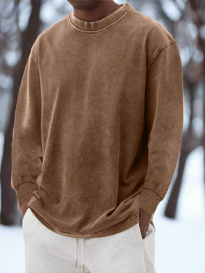 Comfy Men's Crew Neck Sweatshirt