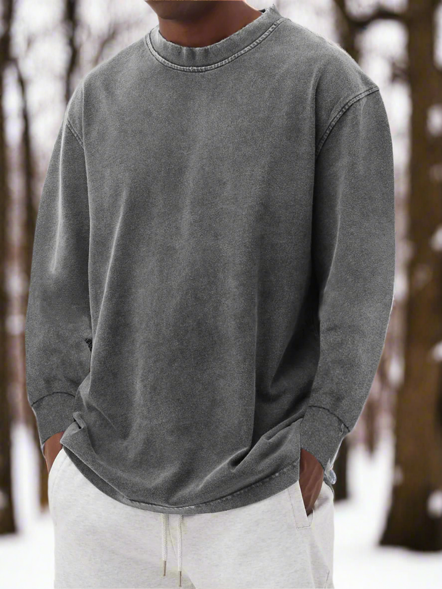 Comfy Men's Crew Neck Sweatshirt