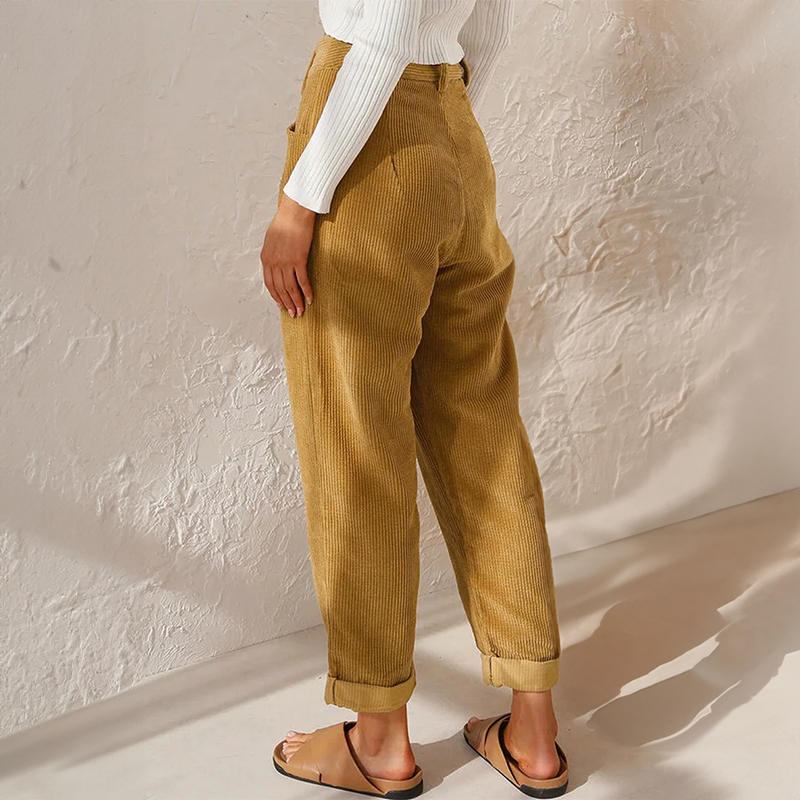 Ladies Classic Fit Cuffed Pants