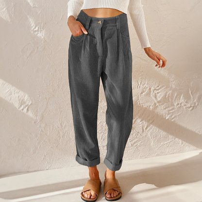 Ladies Classic Fit Cuffed Pants