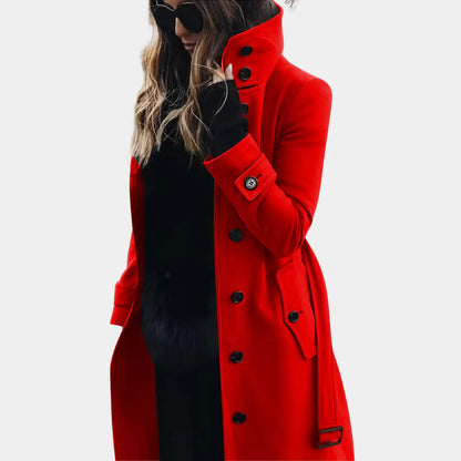 Classic Ladies Long Coat - Olytrend
