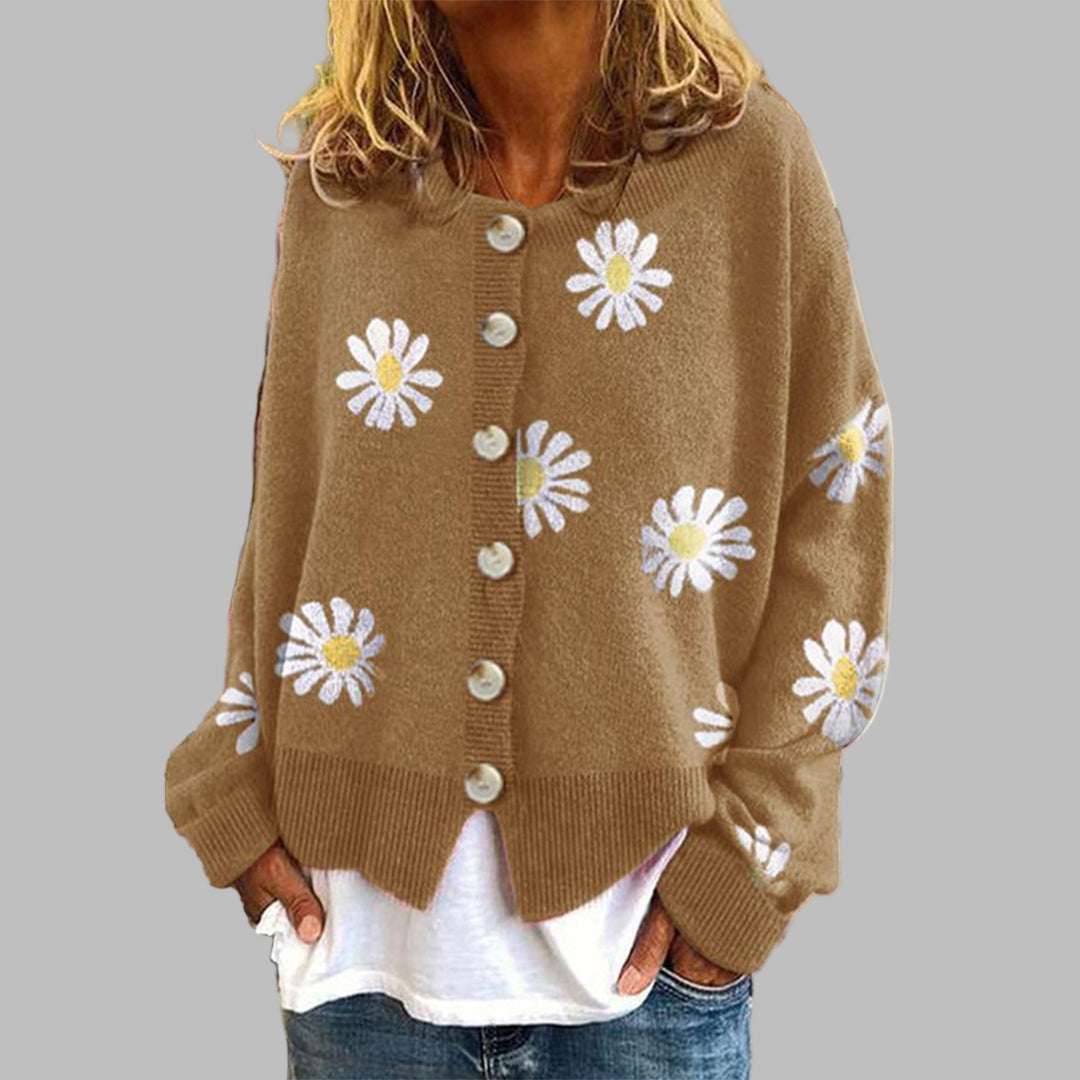 Pretty Cable Knit Sweater for Ladies - Olytrend