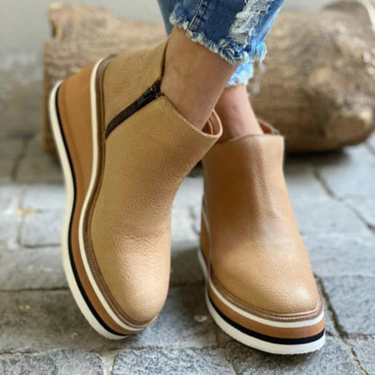 Ladies High Heel Ankle Boots with Classic Style